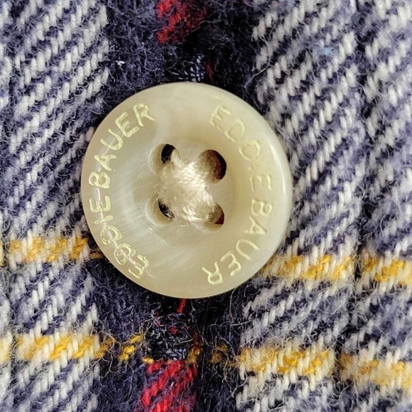 Eddie Bauer Flannel Shirt Women's Plus 2XL Blue Red Plaid Long Sleeve Button Up - Picture 4 of 8